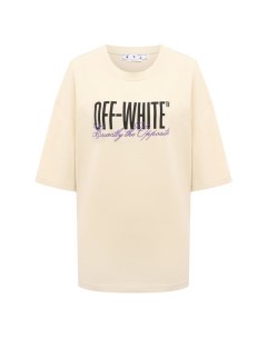 Хлопковая футболка Off-white