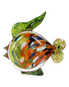 Фигурка цветная Рыбка Гуппи гутной работы 12см Zapel