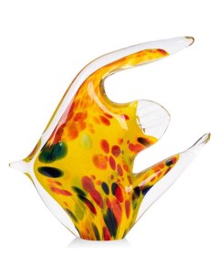 Фигурка цветная гутной работы Рыбка Скалярия Zapel
