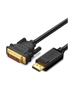 Кабель DP103 10221 DP Male to DVI Male Cable 2м черный Ugreen