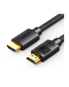 Кабель HD119 40103 4K HDMI Cable Male to Male Braided 5 м черный Ugreen