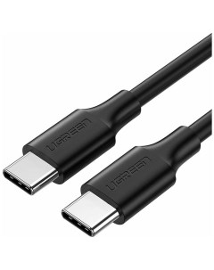 Кабель US286 50997 USB C 2 0 Male To USB C 2 0 Male 3A Data Cable 1 м черный Ugreen