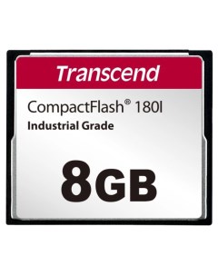 Промышленная карта памяти CompactFlash 8Gb TS8GCF180I Transcend