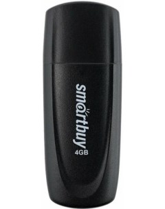 Накопитель USB 2 0 4GB SB004GB2SCK Scout чёрный Smartbuy