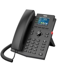Телефон VoiceIP X303W 2xEthernet 10 100 1000 LCD 320x240 цветной дисплей 2 4 4 аккаунта SIP G722 Opu Fanvil