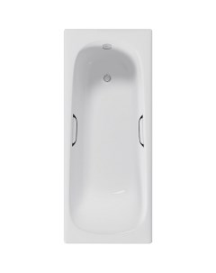 Чугунная ванна Continental 150x70 DLR230612R с отверстиями под ручки без антискользящего покрытия Delice