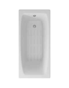 Чугунная ванна Repos 170x70 DLR220508 AS без отверстий под ручки с антискользящим покрытием Delice