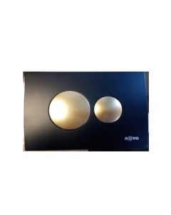 Кнопка смыва NV7316 черная золото Nova