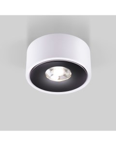 Накладной светодиодный светильник белый черный 25100 LED Glide 8W 4200K белый чёрный Elektrostandard