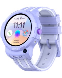 Умные часы детские Kidphone 4G Wink 1 3 TFT лиловый Kidphone 4G Wink Lilac Elari