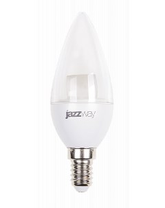 Лампа светодиодная E14 свеча C37 7Вт 3000K теплый свет 540лм PLED SP C37 7w CL E14 3000K POWER 28530 Jazzway