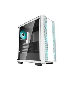 Корпус CC560 WH ATX Midi Tower USB 3 0 синяя подсветка белый без БП R CC560 WHGAA4 G 1 Deepcool