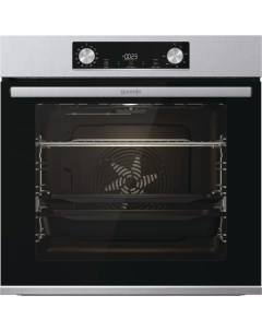 Встраиваемый электрический духовой шкаф BOS6737E13X Black Silver Gorenje