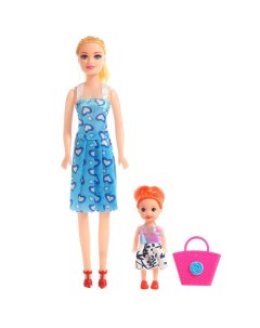 Кукла модель Оля с дочкой с аксессуарами МИКС 5194147W Nobrand