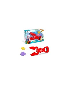 Игрушка для купания Красный краб с рыбками в коробке Кнр