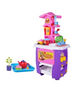 Детская кухня M10 1 45 предметов цвет фиолетово розовый Zarrin toys