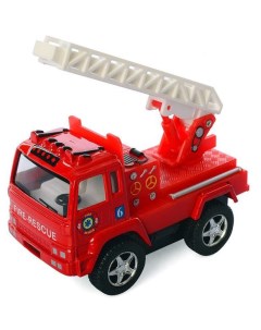 Машинка Kinsfun Пожарная автолестница инерционная Kinsmart