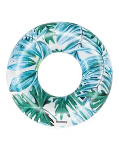 Круг надувной для плавания Tropical palms 119 см Bestway