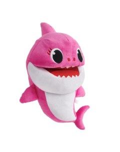 Мягкая музыкальная игрушка Мама Акула Baby Shark 61082 розовый Wowwee