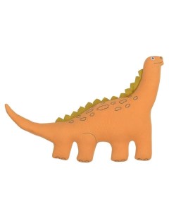 Игрушка мягкая вязаная Динозавр toto из коллекции tiny world 42х25 см Nobrand