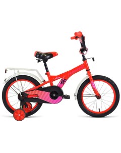 Двухколесный велосипед Crocky 16 2021 красный фиолетовый Forward