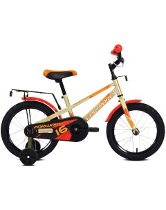 Двухколесный велосипед Meteor 2021 серый оранжевый Forward