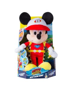 Мягкая игрушка Микки и весёлые гонки Микки Маус 34 см звук музыка Disney