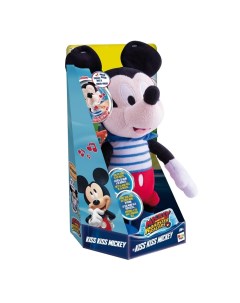 Мягкая игрушка Микки и весёлые гонки Поцелуй от Микки 34 см интеракт звук Disney