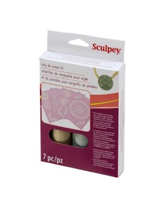 Полимерная глина Silkscreen kit комплект для шелкографии K3 4007 от Sculpey