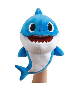 Мягкая музыкальная игрушка Папа акула Baby Shark 61083 синий Wowwee