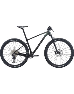 Горный велосипед велосипед XTC Advanced 29 3 2021 размер L унисекс чёрно зелёный Giant