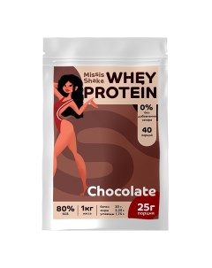 Протеин концентрат сывороточного белка со вкусом Шоколад 1000г Missis shake