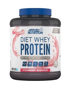Сывороточный протеин DIET WHEY Клубничный молочный коктейль 1800 гр Applied nutrition