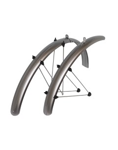 Комплект велосипедных крыльев PET SPB серый металлик Sks