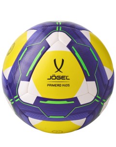 Мяч футбольный Primero Kids 4 белый фиолетовый желтый ЦБ 00000328 Jogel