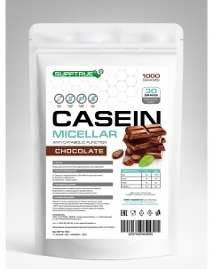 Протеин казеиновый со вкусом Шоколад 1000г Supptrue