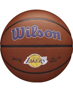 Баскетбольный мяч NBA LA Lakers WTB3100XBLAL размер 7 Wilson