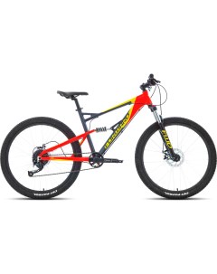 Велосипед Flare 2 0 disc 9 скоростей ростовка 18 тёмно серый красный 27 5 Forward