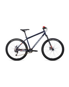 Велосипед Sporting X D 9 скоростей ростовка 17 тёмно синий красный 27 5 Forward
