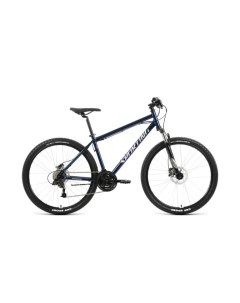 Велосипед Sporting Hd 24 скорости ростовка 19 тёмно синий серебристый 27 5 Forward