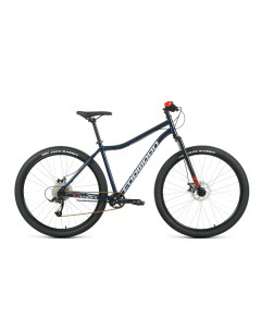 Велосипед Sporting 29 X Disc 2021 17 темно синий красный Forward