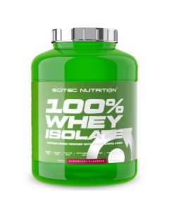 Протеин 100 Whey Isolate 2000 г малина Scitec nutrition