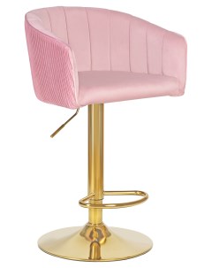 Барный стул DARCY GOLD розовый Империя стульев