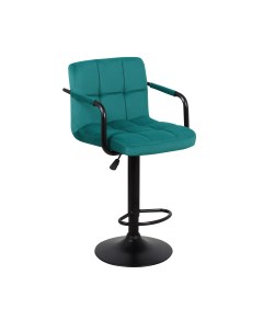Барный стул ПАРКЕР АРМ зеленый велюр Империя стульев