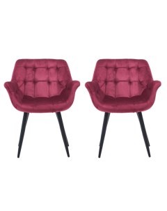 Комплект кухонных стульев 2 шт Красные Mega мебель