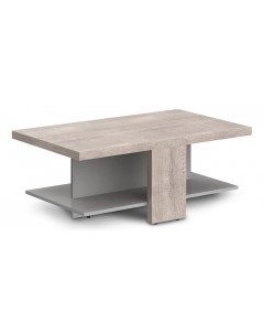 Журнальный стол 40х100х60 см коричневый серый Skyland