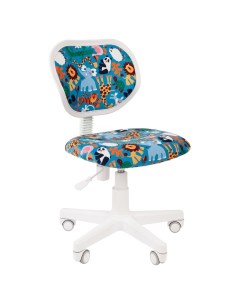 Детское компьютерное кресло Kids 106 без подлокотников ткань зоопарк Chairjet