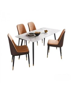 Комплект обеденной мебели Стол 1 4 м и 4 стула Linsy Light Luxury Table and Chairs Xiaomi