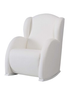 Кресло качалка Микуна Wing Flor white white искусственная кожа Micuna