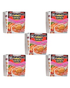 Лапша быстрого приготовления Маручан Инстант Ланч со вкусом креветки 5 шт по 64 г Maruchan